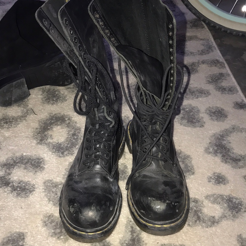 Knee high Dr Martens